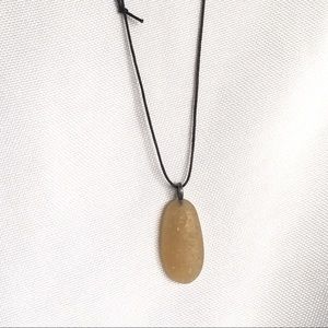 Therapy Stone Necklace Sterling Silver / 26-15”